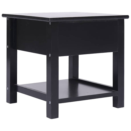 Vidaxl bijzettafel 40x40x40 cm paulowniahout zwart
