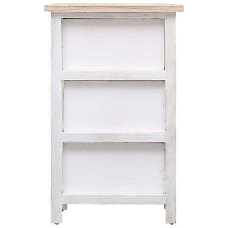 Vidaxl bijzetkast 35x25x57 cm paulowniahout