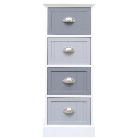 Vidaxl bijzetkast 35x30x90 cm paulowniahout