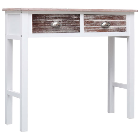 Vidaxl wandtafel 90x30x77 cm hout bruin