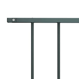 Vidaxl schuttingpaneel gepoedercoat staal 1,63x1,25 m antraciet