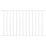 Vidaxl schuttingpaneel gepoedercoat staal 1,63x0,75 m wit