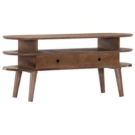 Vidaxl tv-meubel 110x35x50 cm massief acaciahout