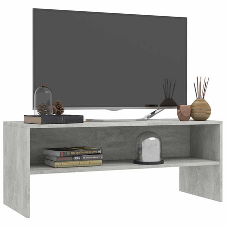 Vidaxl tv-meubel 100x40x40 cm bewerkt hout betongrijs