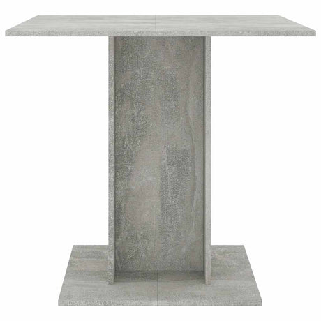 Vidaxl eettafel 80x80x75 cm bewerkt hout betongrijs