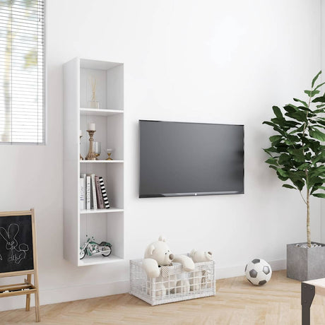 Vidaxl boekenkast tv-meubel 143x30x36 cm wit