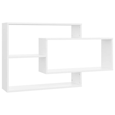 Vidaxl wandschappen 104x20x58,5 cm bewerkt hout wit