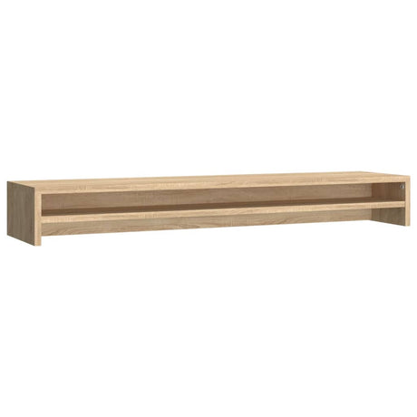 VidaXL Monitorstandaard 100x24x13 cm bewerkt hout sonoma eikenkleurig