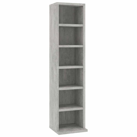Vidaxl cd-kast 21x20x88 cm bewerkt hout betongrijs