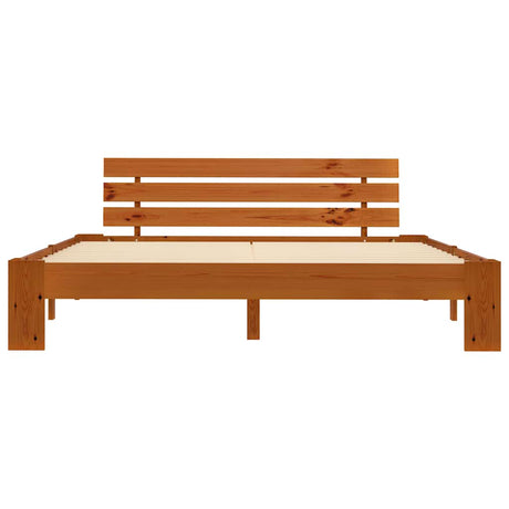 Vidaxl bedframe massief grenenhout honingbruin 180x200 cm