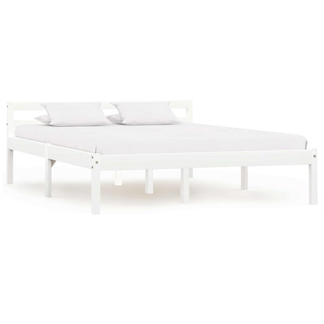 Vidaxl bedframe massief grenenhout wit 140x200 cm