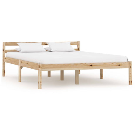Vidaxl bedframe massief grenenhout 140x200 cm