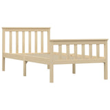 Vidaxl bedframe massief grenenhout natuurlijk 100x200 cm