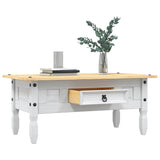 Vidaxl salontafel 100x55x44 cm mexicaans grenenhout corona-stijl wit