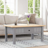 Vidaxl salontafel panama range 100x60x43,5 cm massief grenenhout grijs