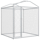 VidaXL Hondenkennel voor buiten met dak 193x193x225 cm