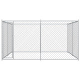 VidaXL Hondenkennel voor buiten 383x383x185 cm