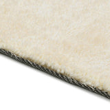 Vidaxl shaggy gebied tapijt crème 120 x 160 cm polyetheen