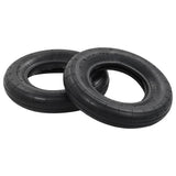 Vidaxl 4-delige kruiwagenbanden- en binnenbandenset 3.50-8 4pr rubber