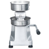 Vidaxl hamburgerpersmachine met 500 scheidingsbladen 13 cm aluminium