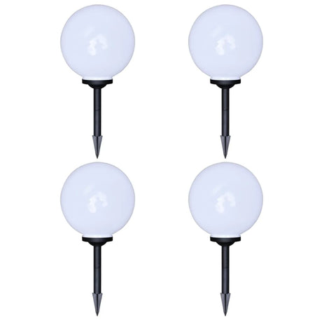 Vidaxl tuinpadlampen 4 st met grondpin led 30 cm