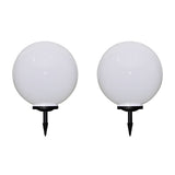 Vidaxl tuinpadlampen 2 st met grondpin led 50 cm