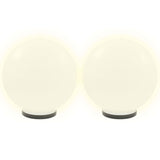 Vidaxl led-bollampen 4 st rond 40 cm pmma