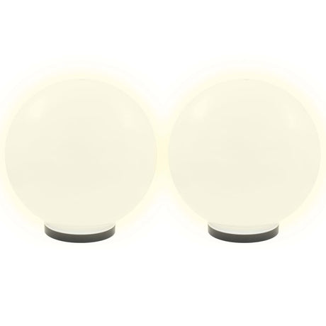 Vidaxl led-bollampen 4 st rond 40 cm pmma