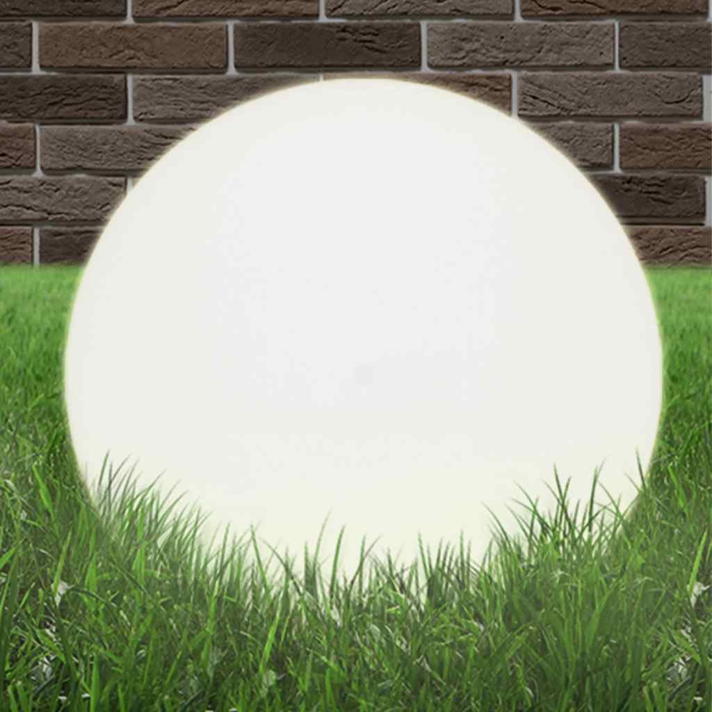 Vidaxl led-bollampen 2 st rond 50 cm pmma