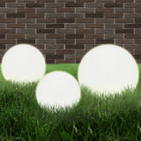 Vidaxl 6-delige led-bollampenset rond 20 30 40 cm pmma