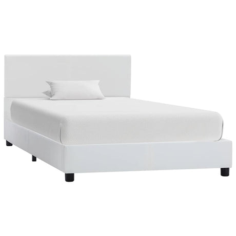 Vidaxl bedframe kunstleer wit 100x200 cm