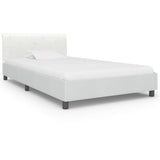 Vidaxl bedframe kunstleer wit 100x200 cm
