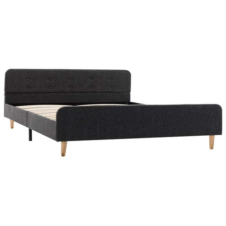 Vidaxl bedframe jute donkergrijs 140x200 cm