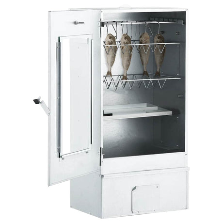 Vidaxl bbq-rookoven met 1 kg houtsnippers 44,5x29x83 cm