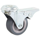 Vidaxl 16 st zwenkwielen met boutgaten 50 mm