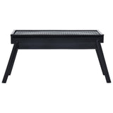 VidaXL Campingbarbecue draagbaar 60x22,5x33 cm roestvrij staal