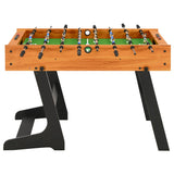 Vidaxl voetbaltafel inklapbaar 121x61x80 cm lichtbruin