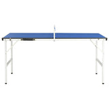 Vidaxl tafeltennistafel met net 5 feet 152x76x66 cm blauw