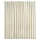 Vidaxl gordijn verduisterend met haken 290x245 cm fluweel crème