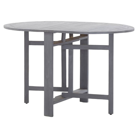 Vidaxl tuintafel 120x70x74 cm massief acaciahout grijs