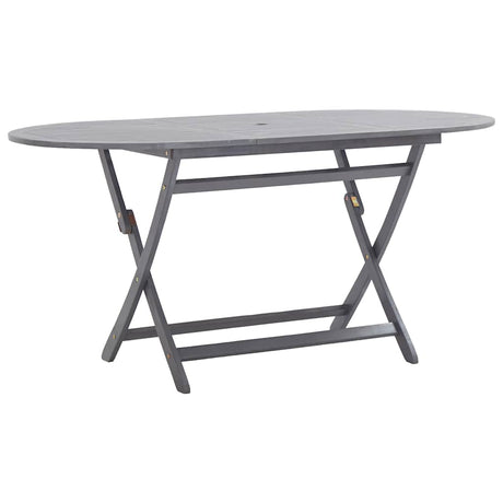 Vidaxl tuintafel inklapbaar 160x85x75 cm massief acaciahout