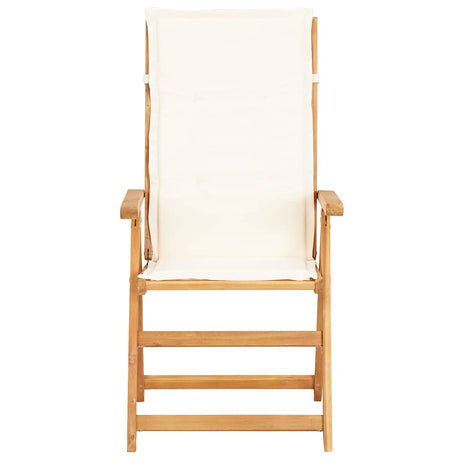 Vidaxl tuinstoelen 2 st verstelbaar massief acaciahout bruin