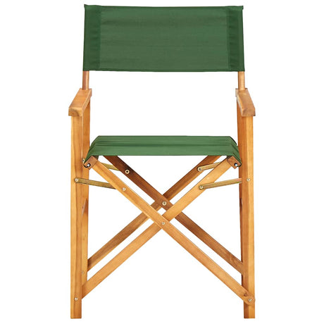 Vidaxl regisseursstoelen 2 st massief acaciahout groen