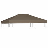 Vidaxl prieeldak 310 g m² 3x3 m taupe