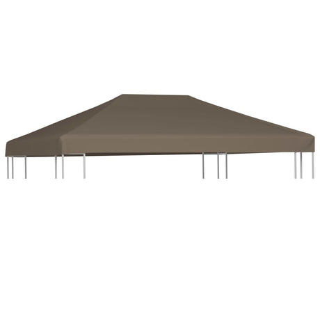 Vidaxl prieeldak 310 g m² 3x3 m taupe
