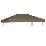 Vidaxl prieeldak 310 g m² 3x3 m taupe