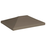 Vidaxl prieeldak 310 g m² 3x3 m taupe