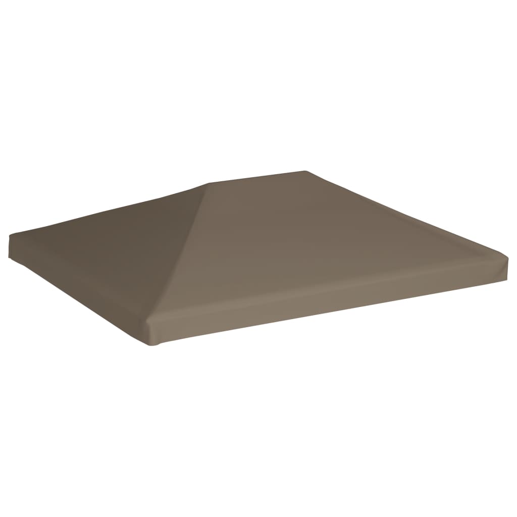 Vidaxl prieeldak 310 g m² 3x4 m taupe