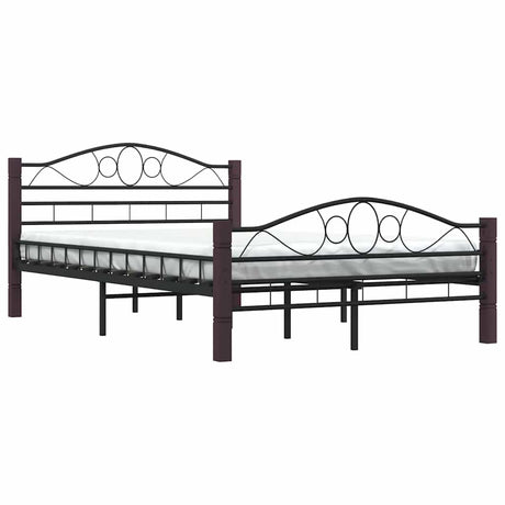 Vidaxl bedframe metaal zwart 120x200 cm