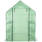 Vidaxl inloopkas met 12 schappen 143x214x196 cm staal
